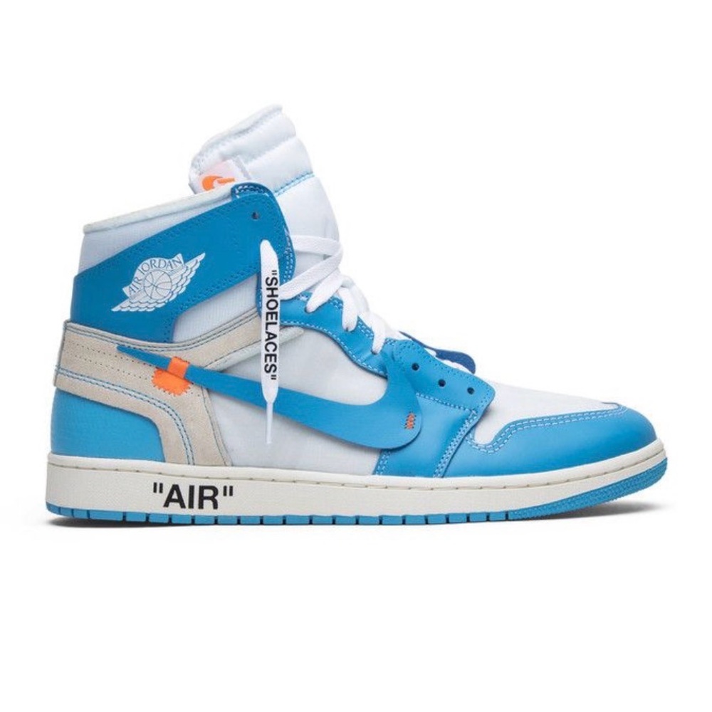 Brand New Off-White Blue and White Sneakers
